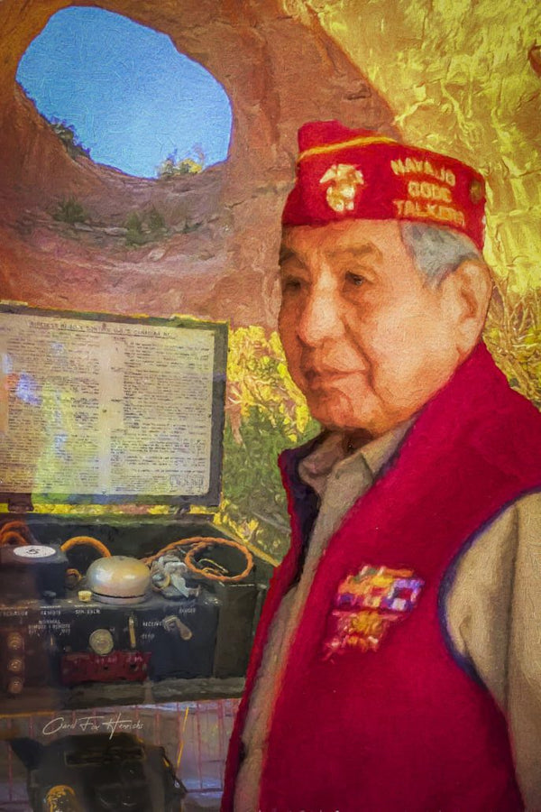 An Artistic Homage to Code Talkers