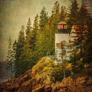 Bass Harbor Head Light by Carol Fox Henrichs